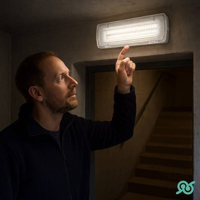 Lampada di emergenza a LED per blackout con batteria ricaricabile