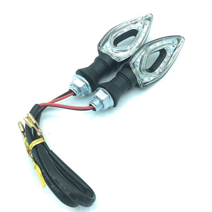 Coppia Di Indicatori Di Direzione Universali Frecce A LED Impermeabili Per Moto