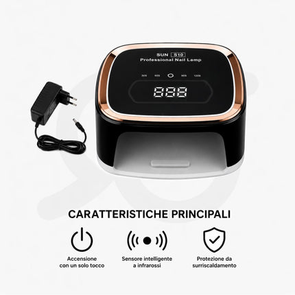 Lampada UV LED 108W Professionale SUN S10, Fornetto Ricostruzione Ricaricabile
