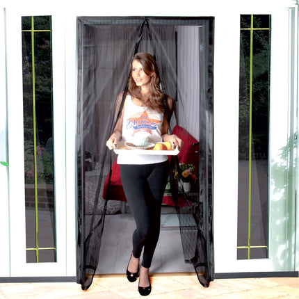 Zanzariera Magnetica Anti Zanzare Mosche A Tenda 240x140 Cm Per Porte Finestre