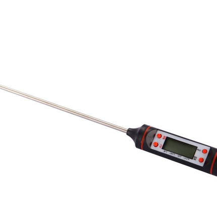 Termometro digitale per alimenti con sonda in acciaio e display per cucina