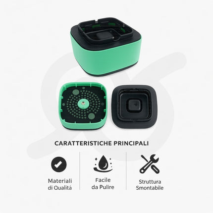 Posacenere purificatore d'aria con filtro integrato, elimina l'odore del fumo