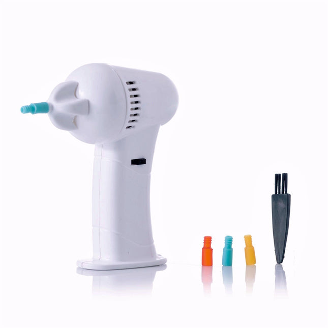 Pulitore per orecchie elettrico con beccucci lavabili per un’igiene sicura e sana