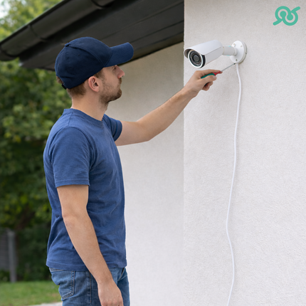 Cavo Da 100 Metri Coassiale RG59 Matassa Cavi Video Alimentazione Per Telecamere