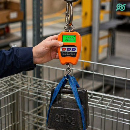 Bilancia Professionale Digitale Industriale Gancio Dinamometro Molla Max 200 Kg