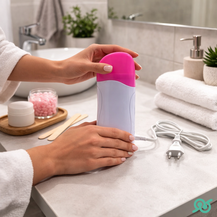 Manipolo Professionale a Rullo, Perfetto per un Applicazione di Cera Depilatoria