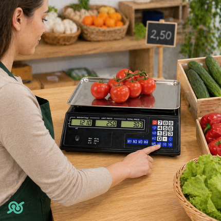 Bilancia Elettronica Digitale Professionale Da 5 Gr A 40 Kg In Acciaio Inox