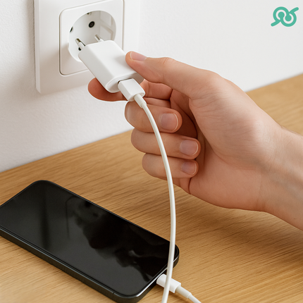 Caricabatterie Alimentatore USB Compatto Perfetto Per Il Lavoro A Casa O Viaggio