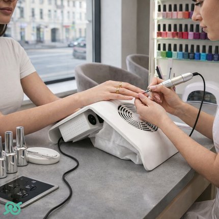 Aspiratore Professionale Da Tavolo Per Manicure Nail Art e Ricostruzione Unghie