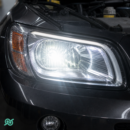 Coppia Di Lampade A Led Per Auto Moto C6 H1 6000K Fari Luce Bianca Lampadine