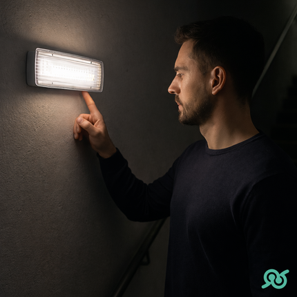 Lampada Autonoma per Illuminazione di Emergenza da 50 Led con Batteria Integrata