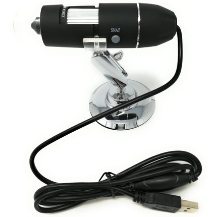 Microscopio portatile USB digitale con supporto per didattica e laboratorio