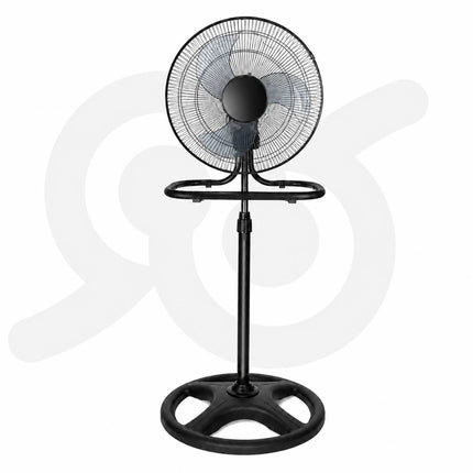 Ventilatore 3 in 1 piantana tavolo parete 43 cm 60 W 3 velocità oscillante