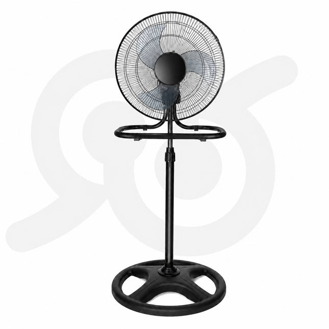 Ventilatore 3 in 1 piantana tavolo parete 43 cm 60 W 3 velocità oscillante