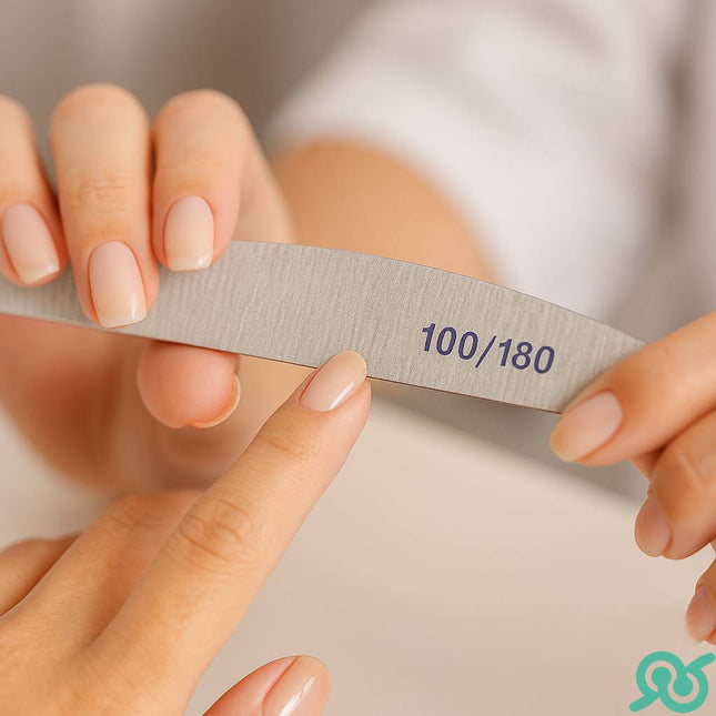 Set di lime professionali per le unghie con la doppia grana per la manicure