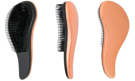 Spazzola districante professionale per capelli ricci e lisci, con astuccio incluso