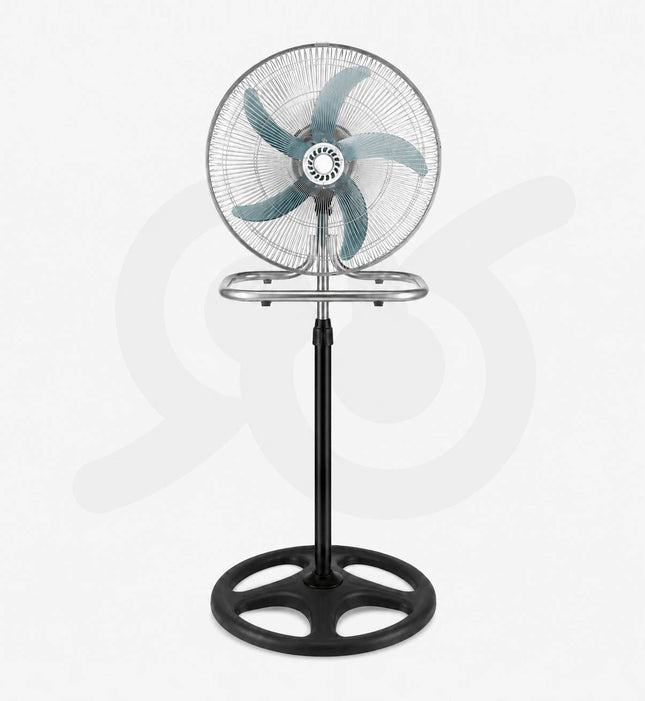 Ventilatore 3 in 1 75W 50 cm a piantana tavolo parete 3 velocità