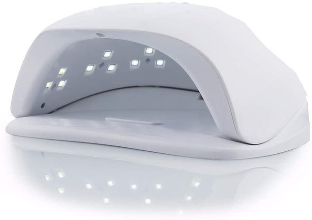 Lampada per unghie professionale a 36 LED per smalto gel con timer e display LCD