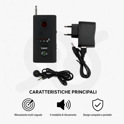 Rilevatore Di Microspie Cimici E Telecamere Infrarossi Ad Onde Elettromagnetiche