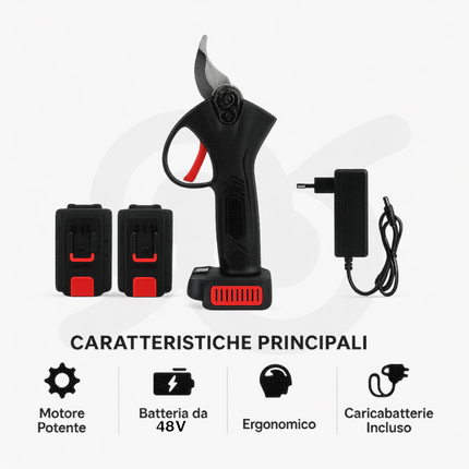 Forbice Potatura Professionale a Batteria Ideale per gli Amanti del Giardinaggio