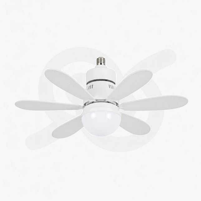 Ventilatore da Soffitto con Luce LED, Telecomando, 3 Velocità e Timer