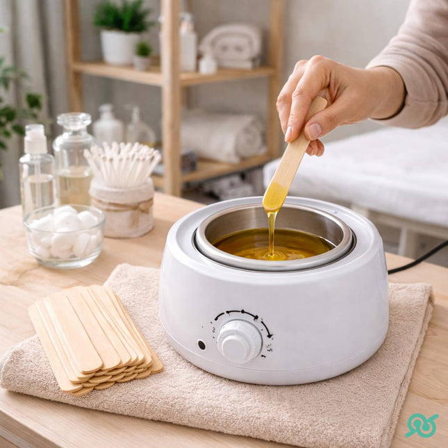 Spatole in legno per ceretta e depilazione, con 100 pezzi ed punte arrotondate