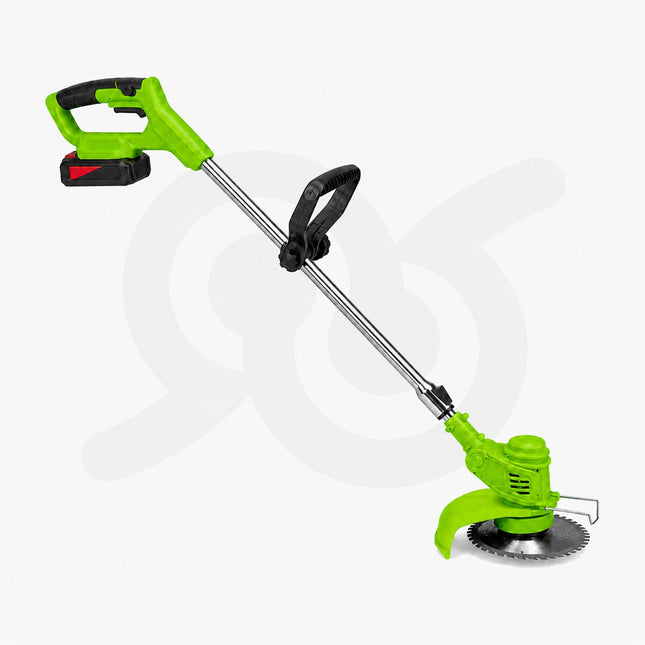 Decespugliatore a batteria 48V con 2 batterie al litio, kit completo per taglio erba e rifinitura giardino