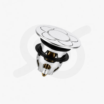 Piletta Scarico Lavabo Click Clack Universale Pop Up Antintasamento