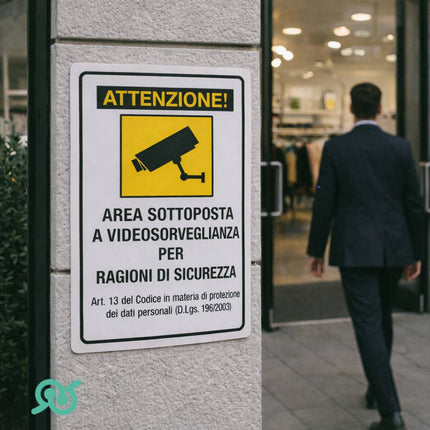 Cartello videosorveglianza, l'avviso per interni ed esterni per la tua sicurezza