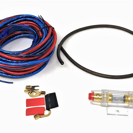 Kit Completo Di Cavi RCA Audio Per Installazione Amplificatore Auto Subwoofer