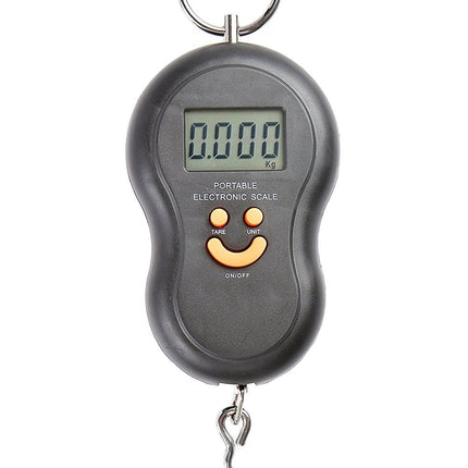 Bilancia a gancio portatile per valigie e pacchi con display digitale e batterie