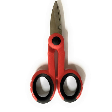 Forbici Da Elettricista Isolanti Con Lame Micro Dentate Ed Incavo Spella Fili