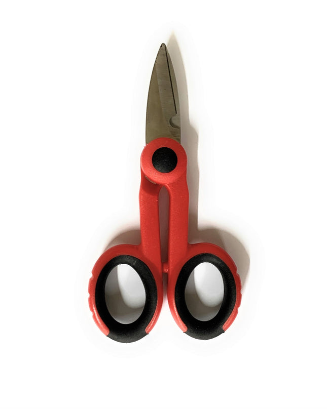 Forbici Da Elettricista Isolanti Con Lame Micro Dentate Ed Incavo Spella Fili