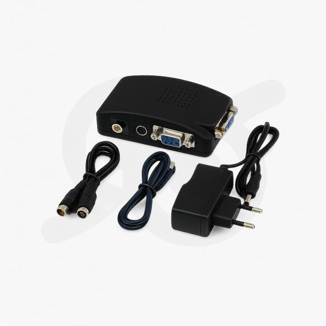 Convertitore Adattatore video VGA a video composito, conversione affidabile per TV e monitor