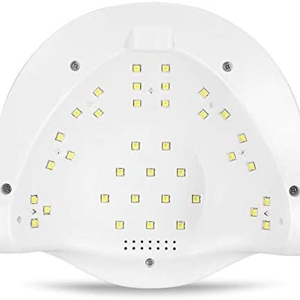 Lampada per unghie professionale a 36 LED per smalto gel con timer e display LCD