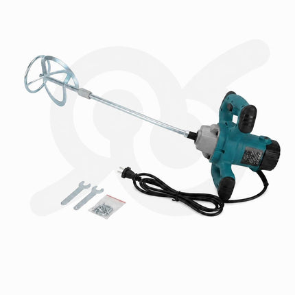 Miscelatore Elettrico 2200W per Malta Cemento Vernice con Frusta
