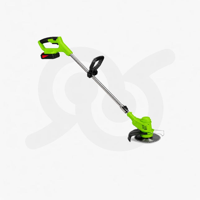 Decespugliatore a batteria 2 batterie con ruote e asta telescopica