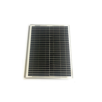 Pannello Solare Fotovoltaico Monocristallino Da 20W 21V Con Pinze A Morsa