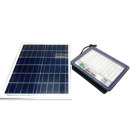 Faro Led 400W Con Pannello Solare Da Esterno Con Controllo Remoto E Telecomando