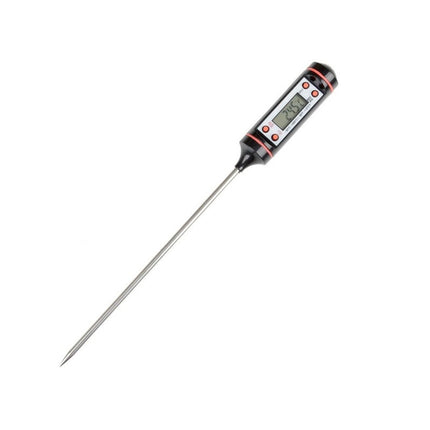 Termometro digitale per alimenti con sonda in acciaio e display per cucina
