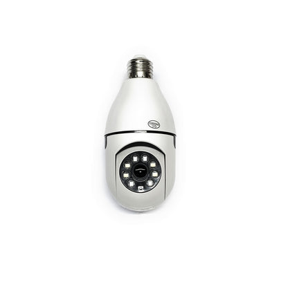 Telecamera Lampadina Smart Wifi HD 360° Di Videosorveglianza E Visione Notturna