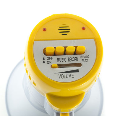 Megafono Altoparlante Professionale Sirena Musica Registratore Portata 200 M