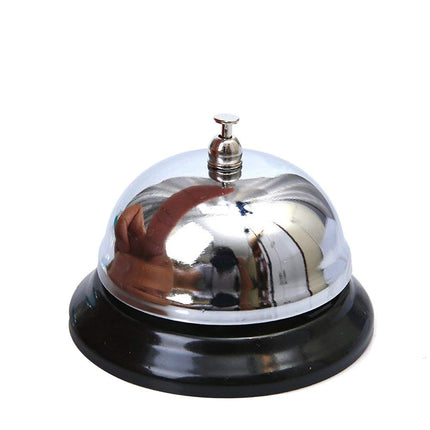Campanello da banco in metallo per reception con suono nitido per hotel e negozi