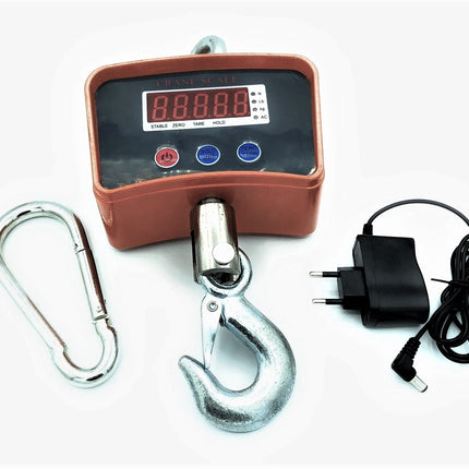 Bilancia Professionale Digitale Industriale Con Gancio Dinamometro Molla 1000 Kg