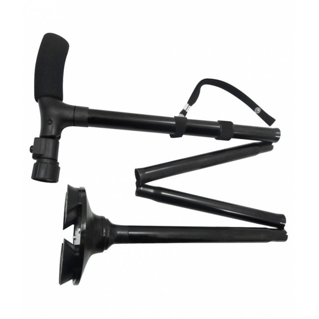 Bastone pieghevole con la luce LED e con il sostegno sicuro