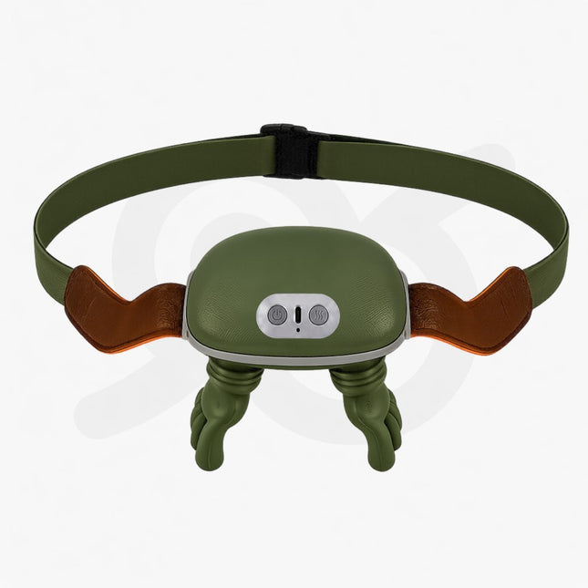 Massaggiatore Cervicale Elettrico con Calore, Massaggio Collo e Spalle, Ricaricabile USB