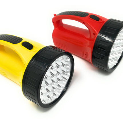 Lampada Portatile Ricaricabile 19 LED a Accensione Manuale Luce Bianca