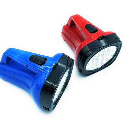 Lampada Portatile Ricaricabile 19 LED a Accensione Manuale Luce Bianca