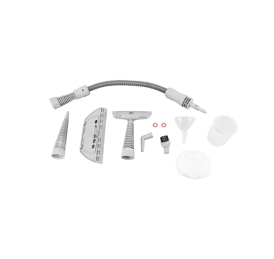 Pulitore Vapore Portatile Multiuso 8 In 1 Con Accessori Auto Vetri Fughe Inclusi