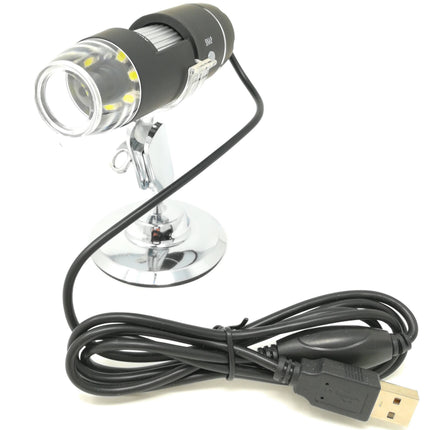 Microscopio portatile USB digitale con supporto per didattica e laboratorio